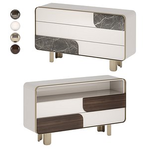 Turri SOUL Chest Of Drawers 3D model