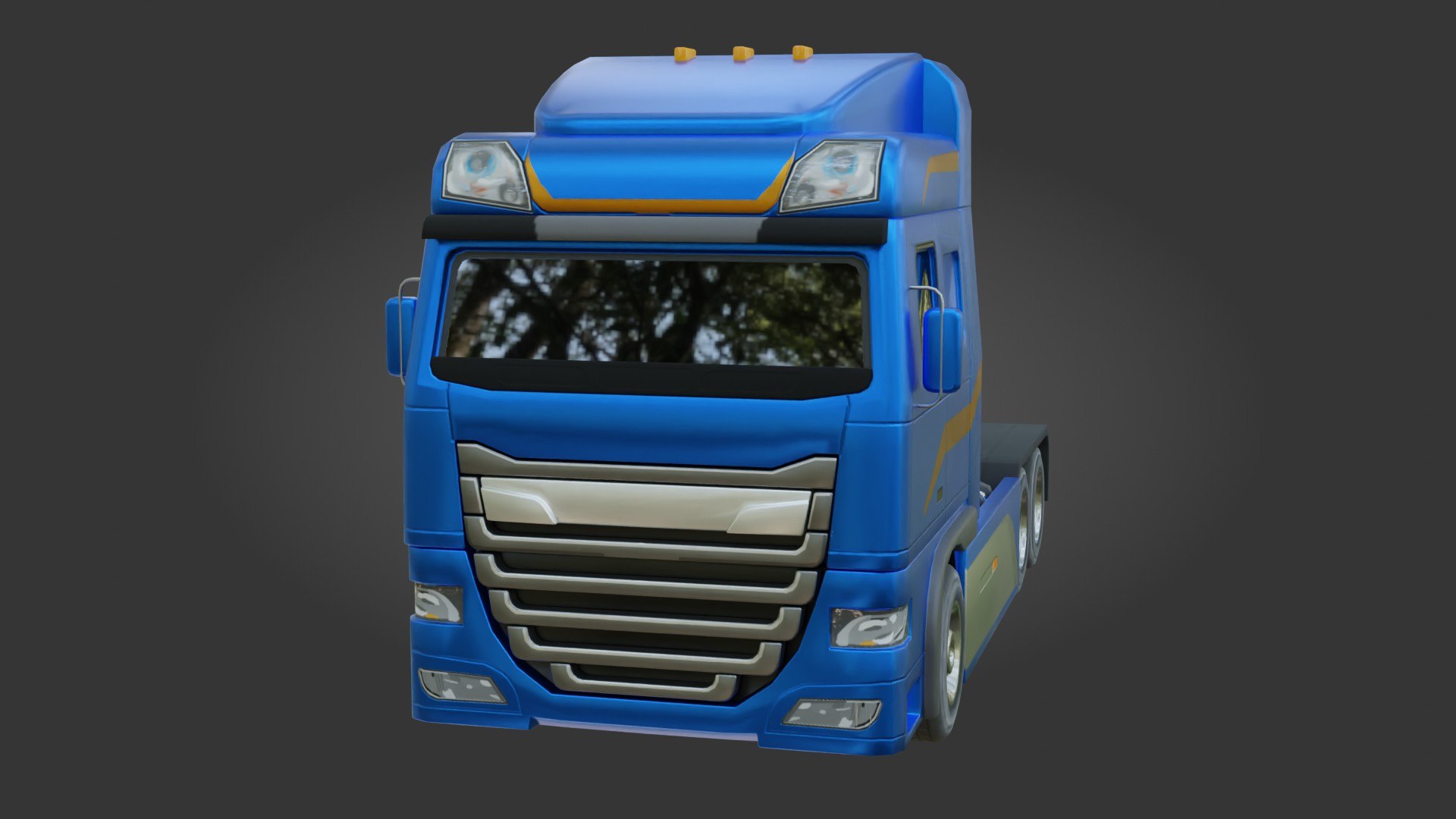 3D Truck - Low Poly - Game Ready - PBR - TurboSquid 2035844