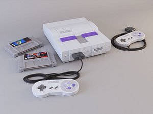 SUPER NINTENDO 2021 3D model