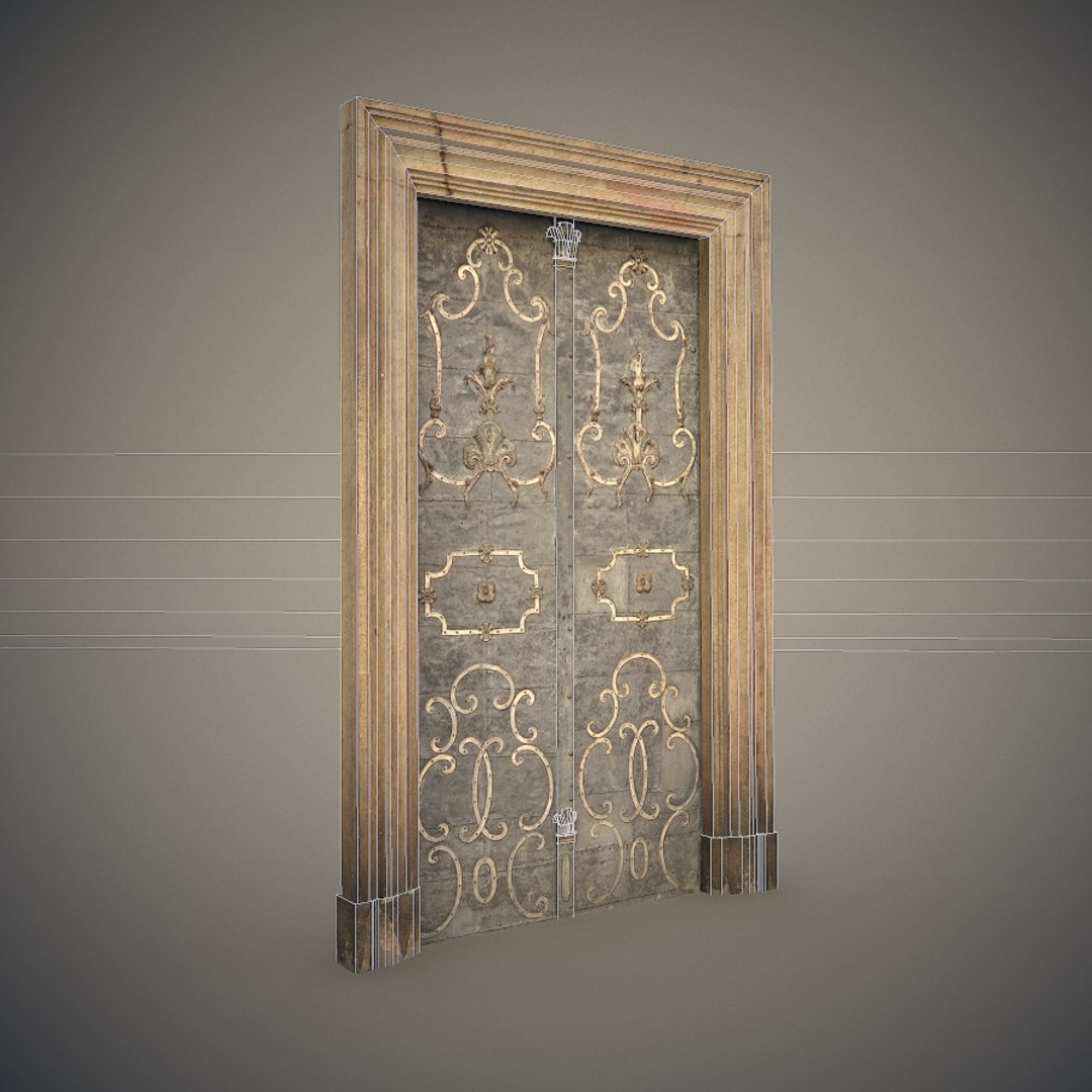 ornate metal door 3D model https://p.turbosquid.com/ts-thumb/BY/wDsmso/gC9amipI/4/png/1597604598/1920x1080/fit_q87/5f77f8736e354a23e203a159cbcf36b9c1e541f5/4.jpg
