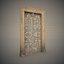 Ornate metal door