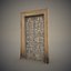 Ornate metal door