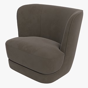 3D model royal armchair