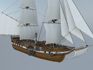 steamship steam 3D model