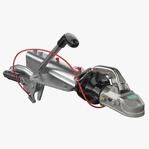 3D Trailer Brake Actuator Rigged model