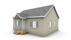 bungalow house 3D model