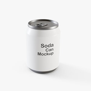 3D Aluminum soda can 6 model