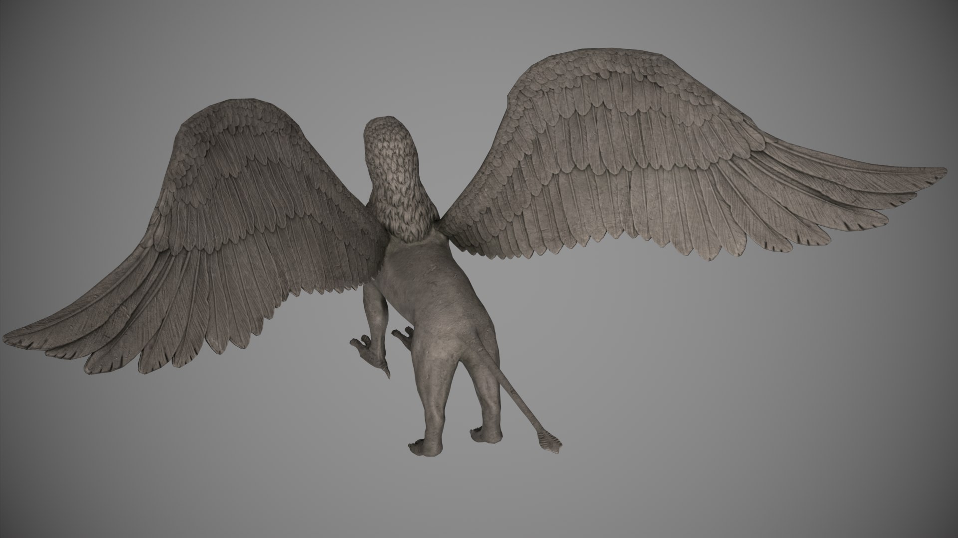 3D Griffin Statue - TurboSquid 2013334