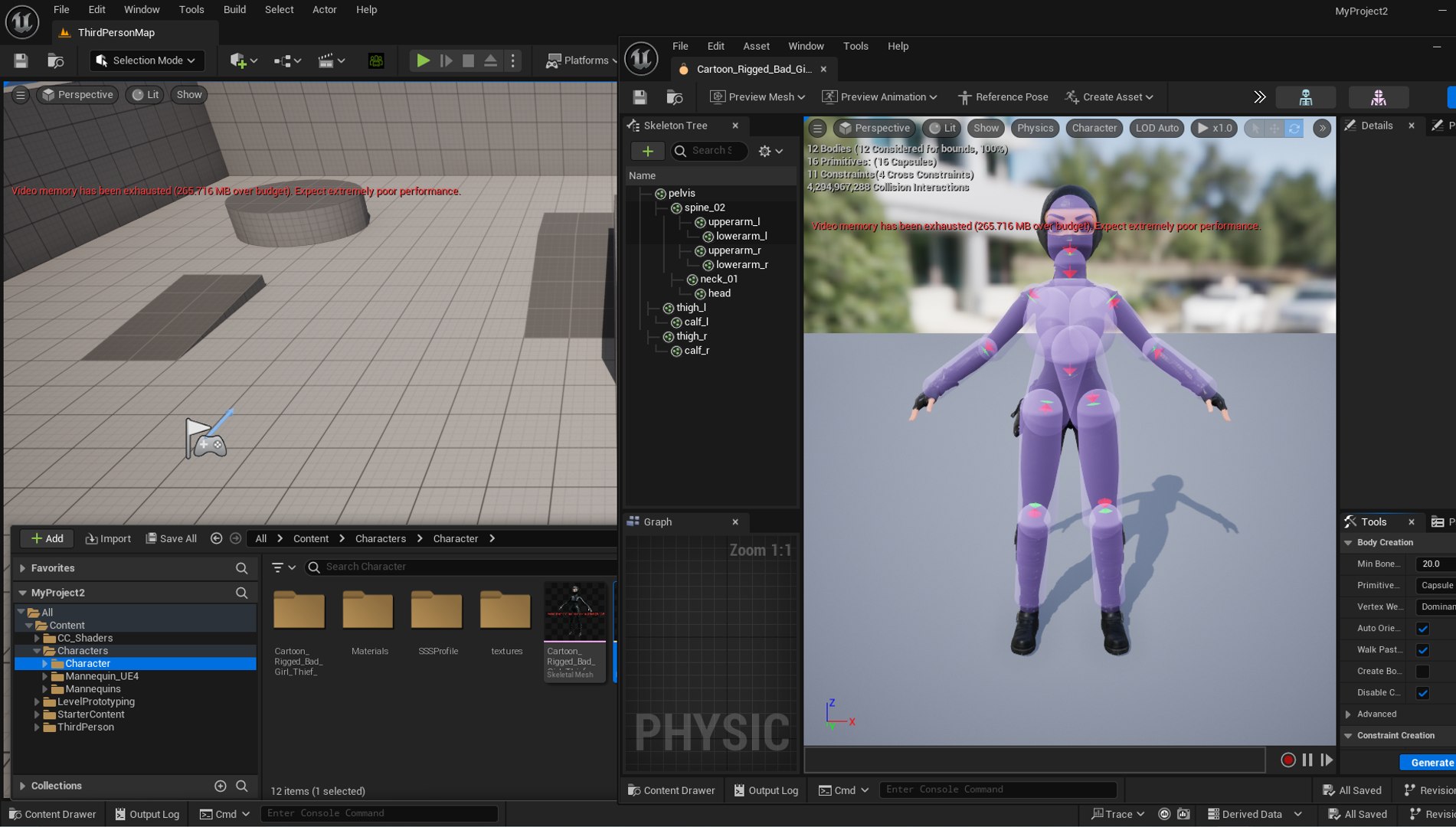 3D Cartoon Rigged Bad Girl Thief Character 3D Model - TurboSquid 2236950