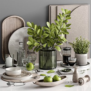 3D kitchen accessories 015 model