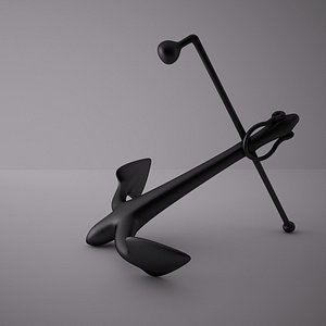 3d anchor navy model