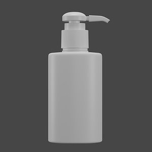 3D model liquid bottle