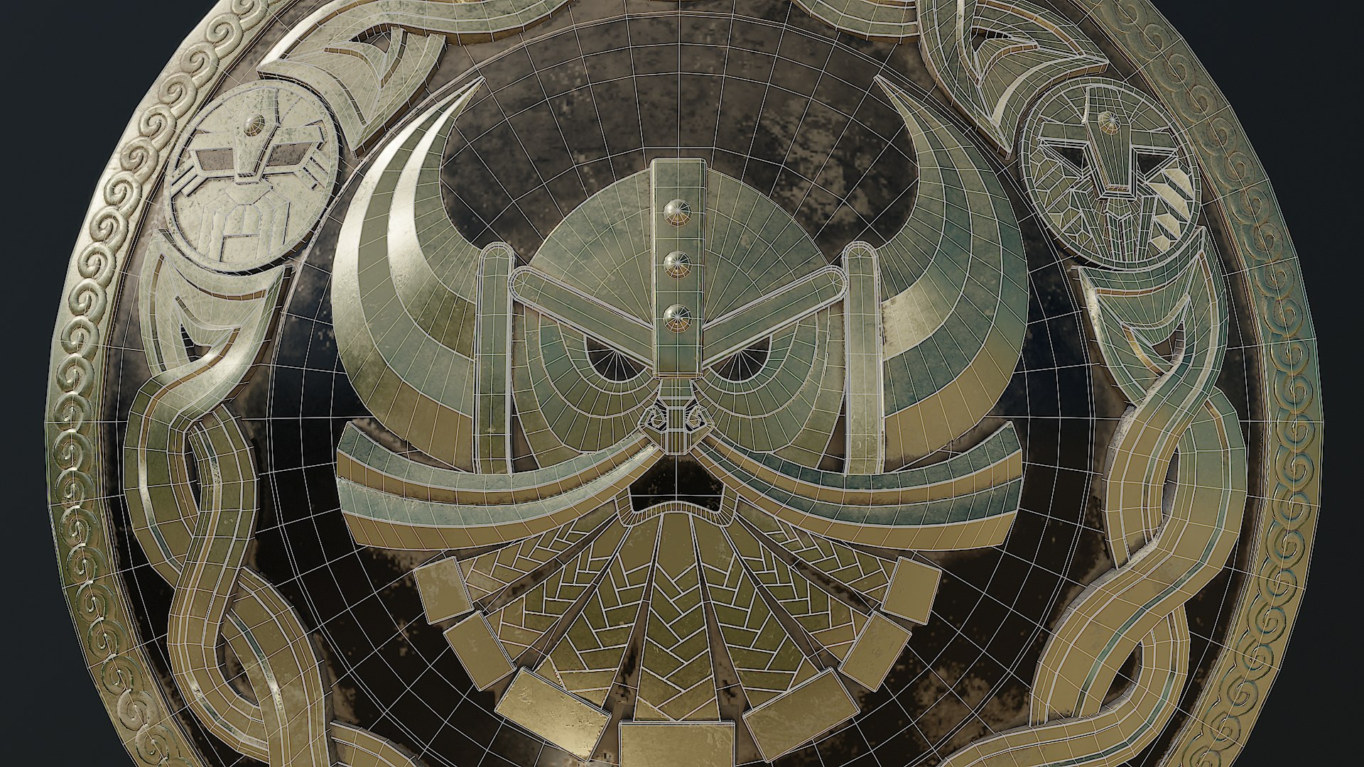 3D Model Dwarf Shield - TurboSquid 2387397