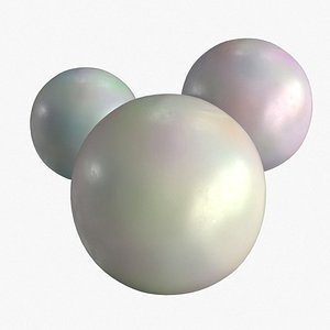 Pearl 3 colors 3D model