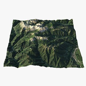 Puez Odle Italian Dolomites 3D model