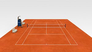 Tennis Court 3D model