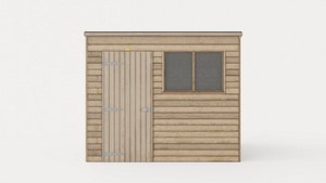 3D model Weatherboard Garden Sheds