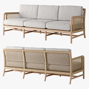 3D model Palecek Montecito Outdoor Sofa