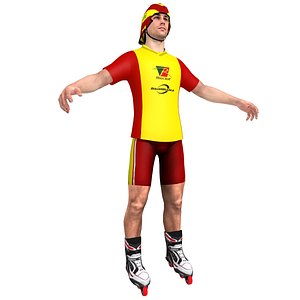 3d model roller r