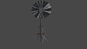 windmill wind 3D