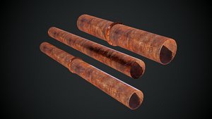 3D pipe pbr model