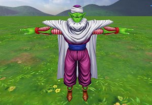 piccolo character dragon ball 3D model