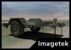 US Military MIL6A2 3/4 Ton Trailer