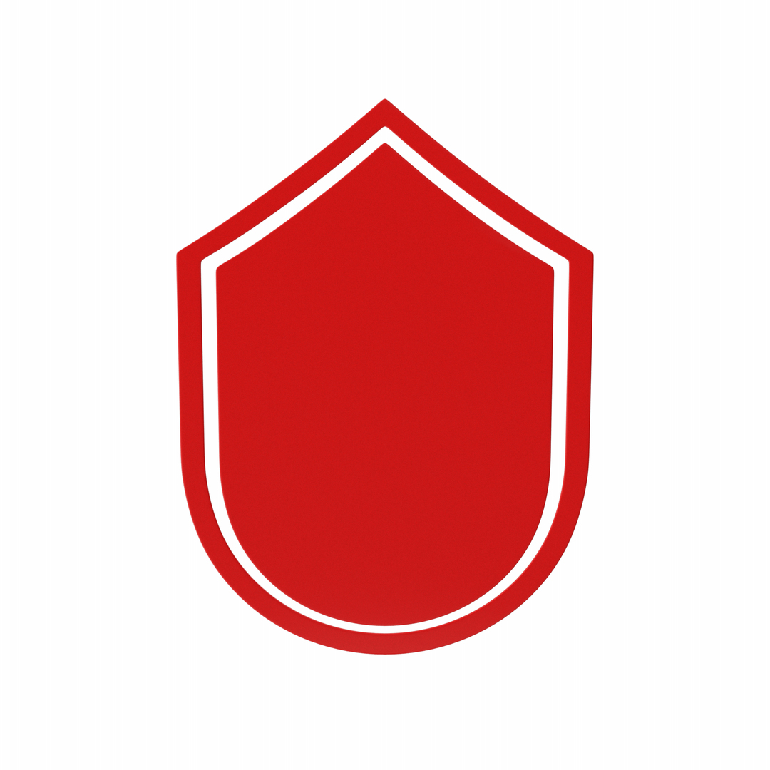3D Shield Ribbon Label Model - TurboSquid 2283011