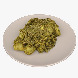 Lunch Meal 20 Daal 3D