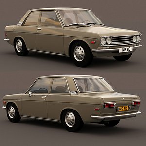 nissan datsun bluebird 510 1972 3D