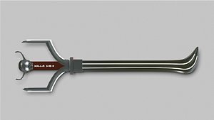 3D Heims fury - 3D model Fantasy Sword GameReady