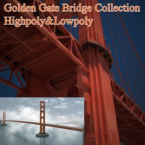 3ds max golden gate bridge architecture