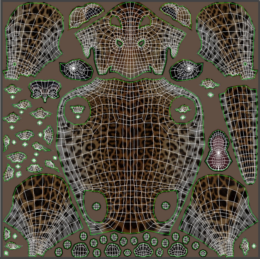 amur leopard 3D model https://p.turbosquid.com/ts-thumb/BZ/uZ85rv/9zk6uDdX/leopardbodyuvw/jpg/1516896185/1920x1080/fit_q87/9a3af562e4ac22c82dd38fae4fd537d1c4c77a85/leopardbodyuvw.jpg