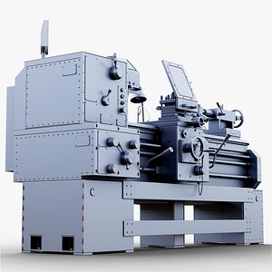 Milling Machine Highpoly 3D model