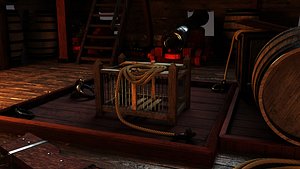 Old Chicken Coop model