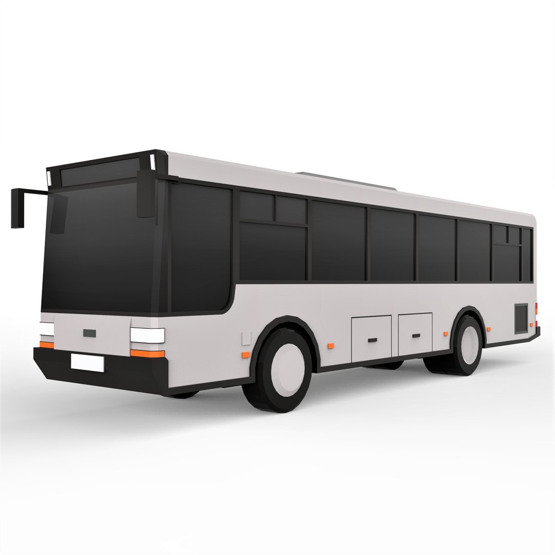 cartoon transit buses