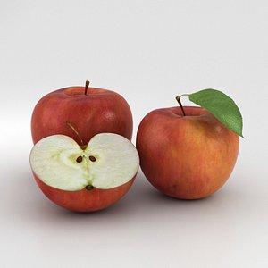 3D model apple