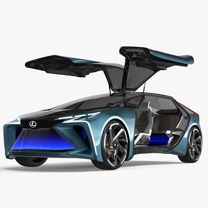 Lexus LF30 Electrified Electric Concept Coupe Rigged