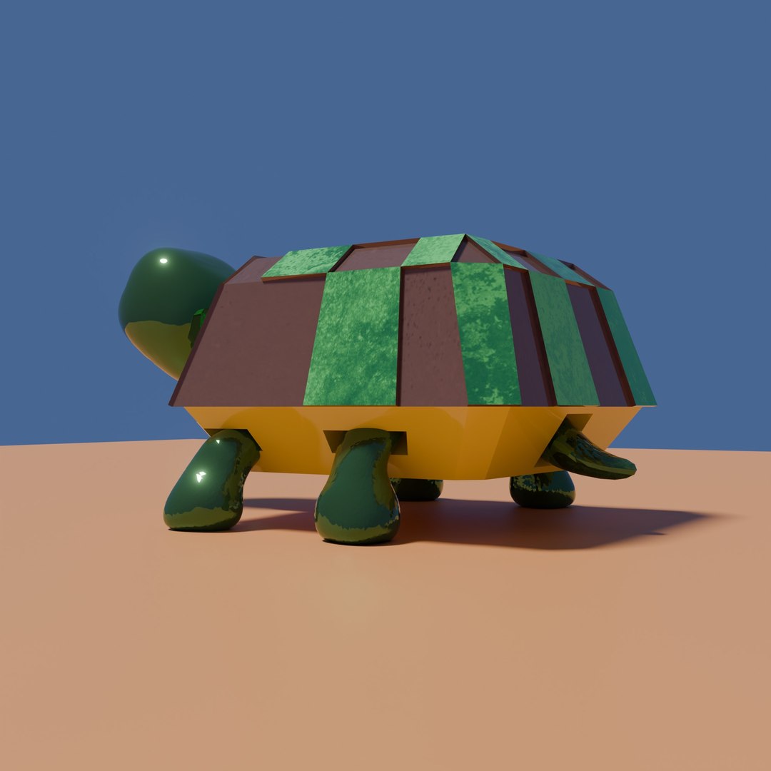 Turtle with a colored shell 3D https://p.turbosquid.com/ts-thumb/Ba/DoM1TW/Fz/03/jpg/1754484479/1920x1080/fit_q87/81d5873b17f92a83ab574d06c0c862661edefc4a/03.jpg