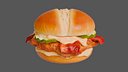 Crispy Chicken Sandwich with Bacon