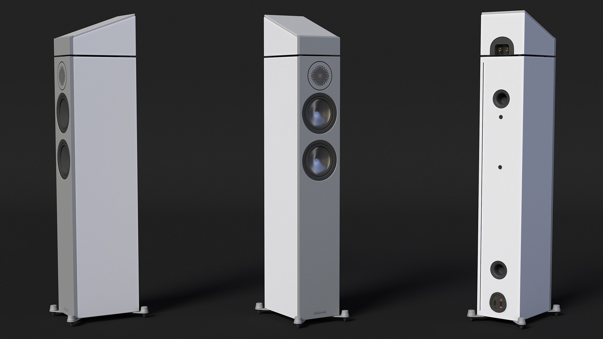 Bronze AMS Dolby Atmos White Model - TurboSquid 2136669