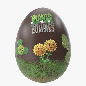 Easter Egg Chocolate Plants Vs Zombies V1 3D model