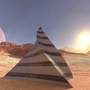 alien building 3D model