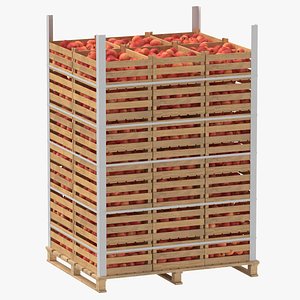 Cargo Produce Wood Crate