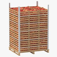 Cargo Produce Wood Crate