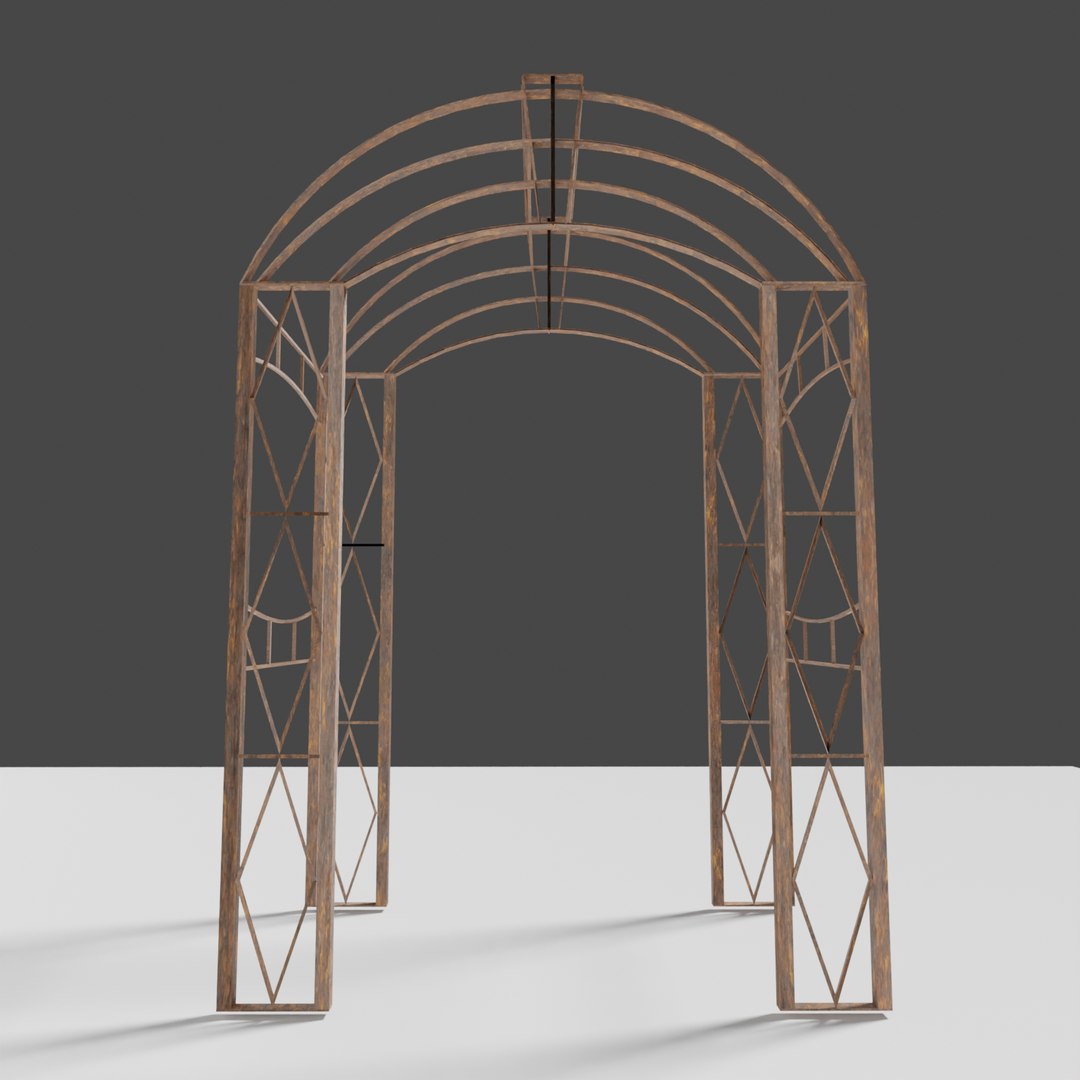 Arbor Art Deco Model - TurboSquid 2054252