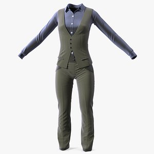 3D Formal Attire Suit for Women