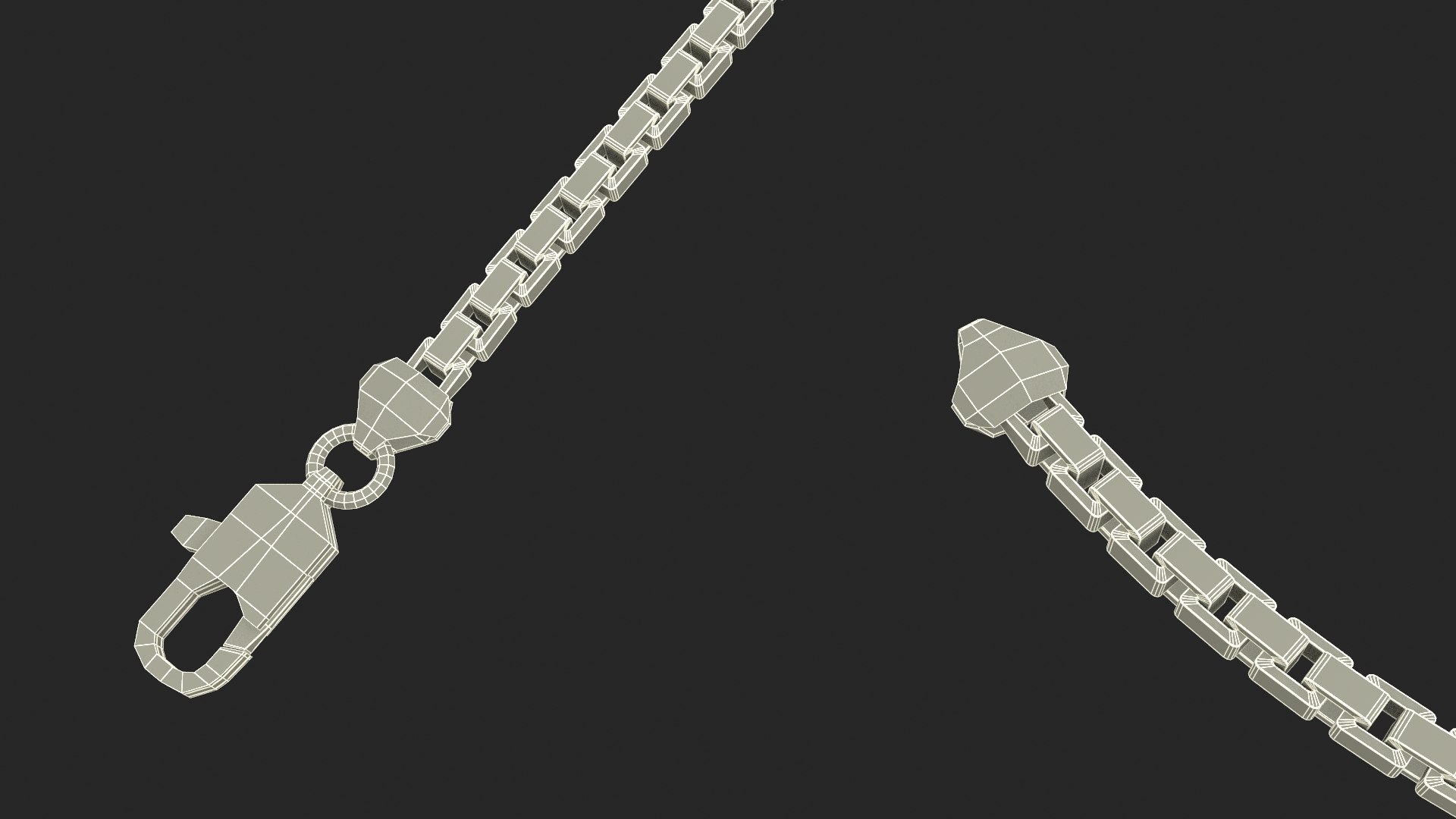 Gold Box Chain Rigged 3D - TurboSquid 2115712