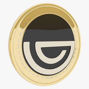 3D Genesis Vision Cryptocurrency Gold Coin