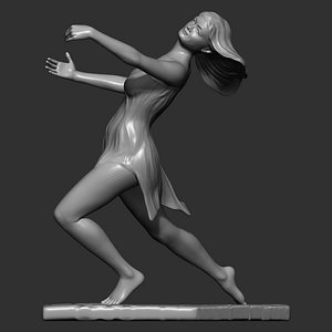 Grace in Motion 3D model